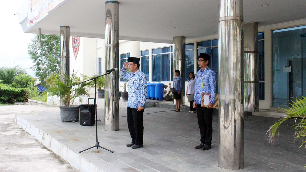 Disperkimtan Provinsi Kalteng Gelar Upacara Memperingati Hari Pahlawan