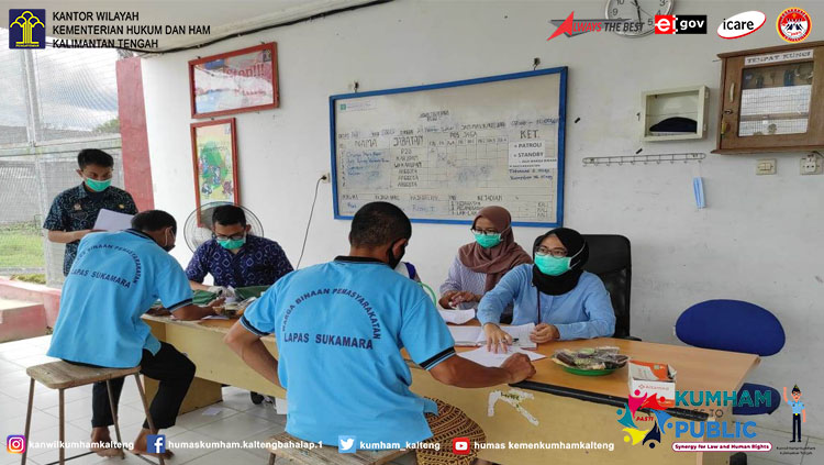 Lapas Sukamara Terima Kunjungan Dari Puskesmas Sukamara