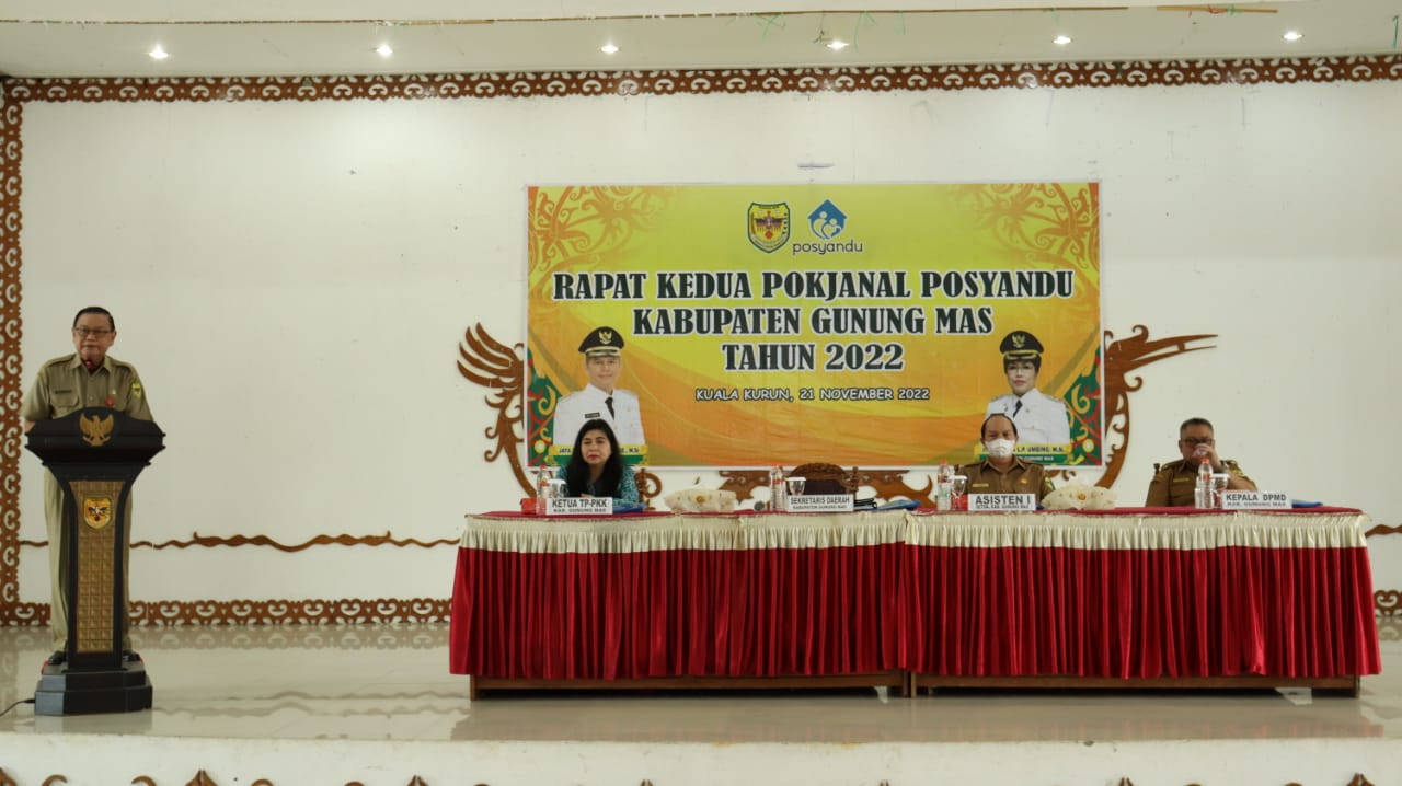 Sekda Gumas Ajak Semangat Posyandu kembali Dihidupkan 