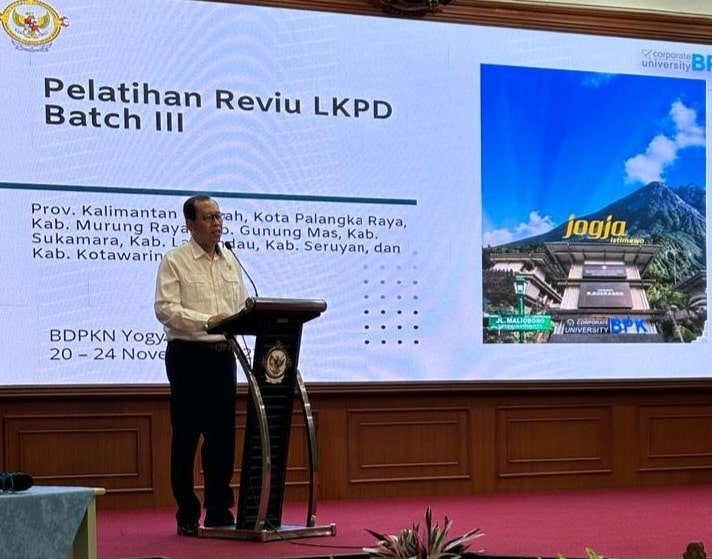 APIP Inspektorat Daerah Prov. Kalteng Ikuti Diklat Reviu atas Laporan Keuangan Pemerintah Daerah di Yogyakarta