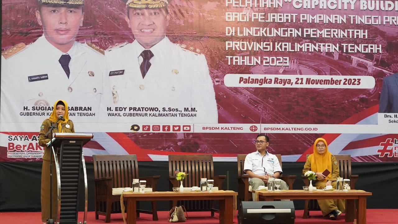 Pemprov Kalteng Gelar Pelatihan Capacity Building Bagi Pejabat Pimpinan Tinggi Pratama