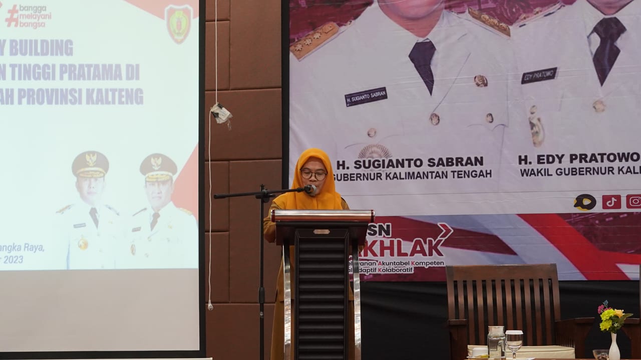 Pemprov Kalteng Gelar Pelatihan Capacity Building Bagi Pejabat Pimpinan Tinggi Pratama