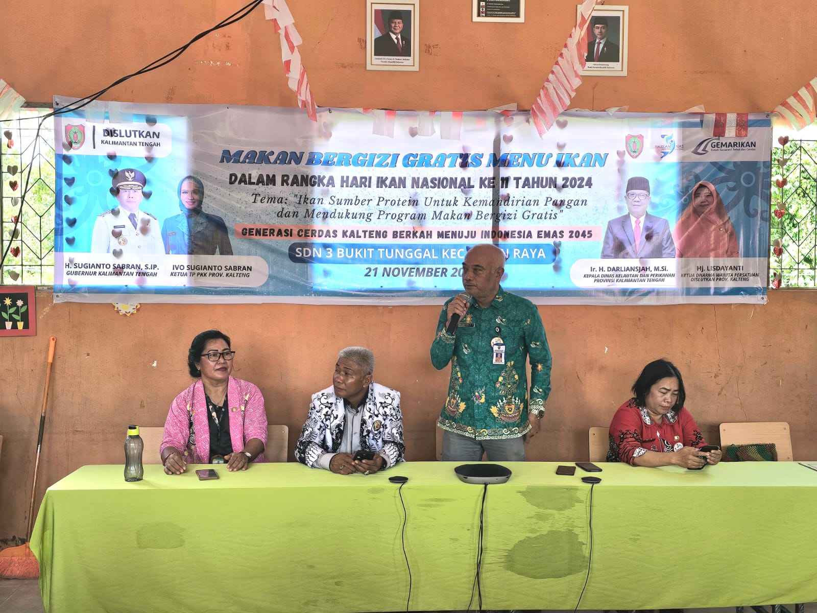 Pemprov Kalteng Peringati Harkannas Ke-11 Tahun 2024 dengan Makan Bergizi Gratis Menu Ikan