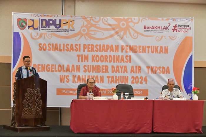 Kepala Bappedalitbang Buka Sosialisasi Persiapan Pembentukan TKPSDA Wilayah Sungai Kahayan Provinsi Kalimantan Tengah Tahun 2024