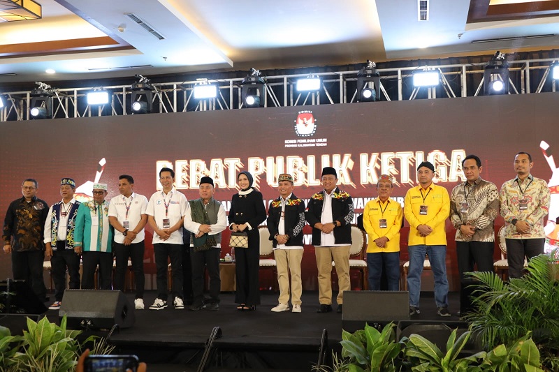 Hadiri Debat Publik Ketiga, Gubernur Kalteng Ajak Masyarakat Gunakan Hak Pilih pada Pilkada Serentak 27 November 2024