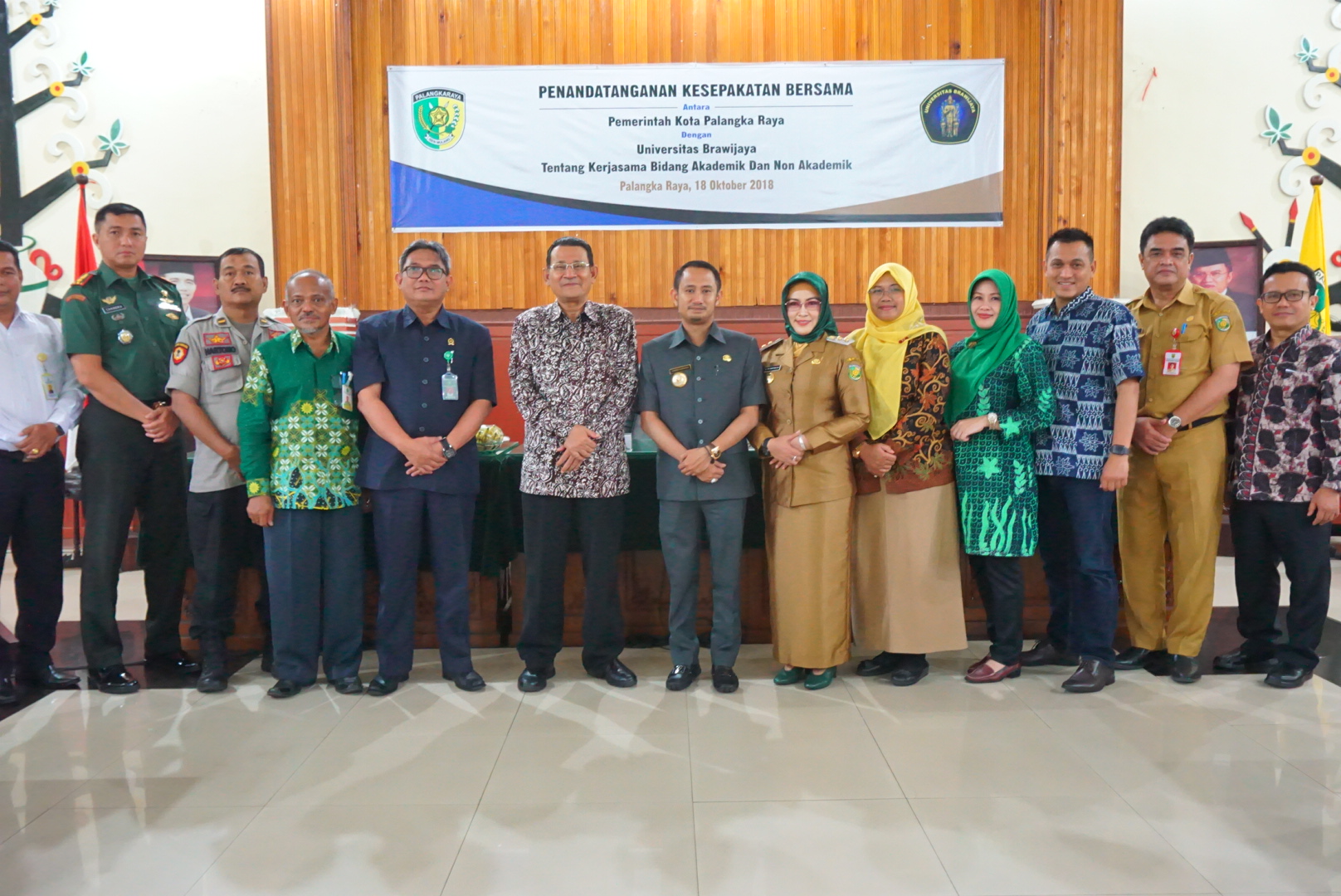 Pemko Palangka Raya Jalin Kerjasama Dengan Universitas Brawijaya