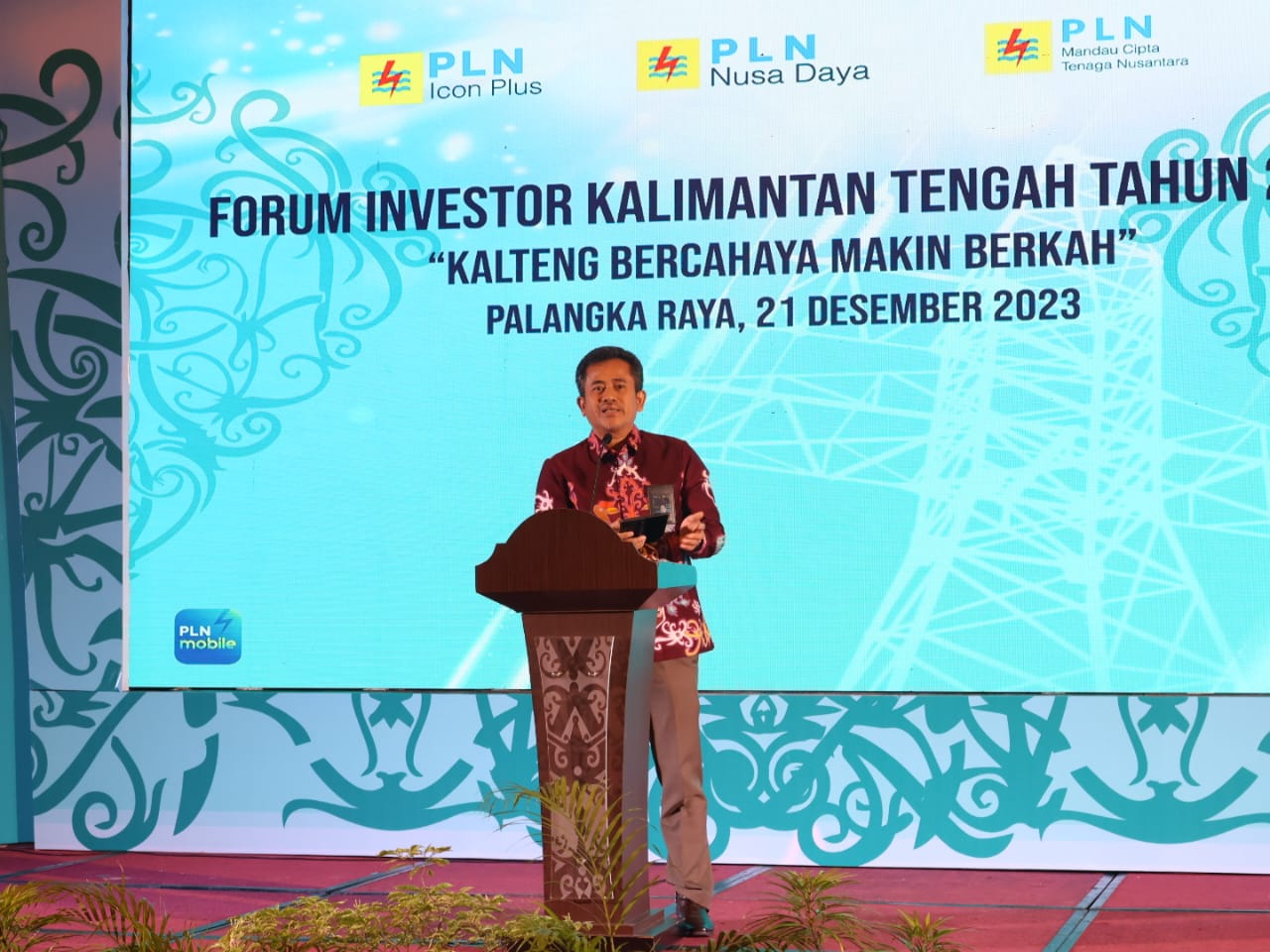 Usung Tema: Kalteng Bercahaya Makin BERKAH, Asisten Ekbang Buka Forum Investor Kalimantan Tengah Tahun 2023
