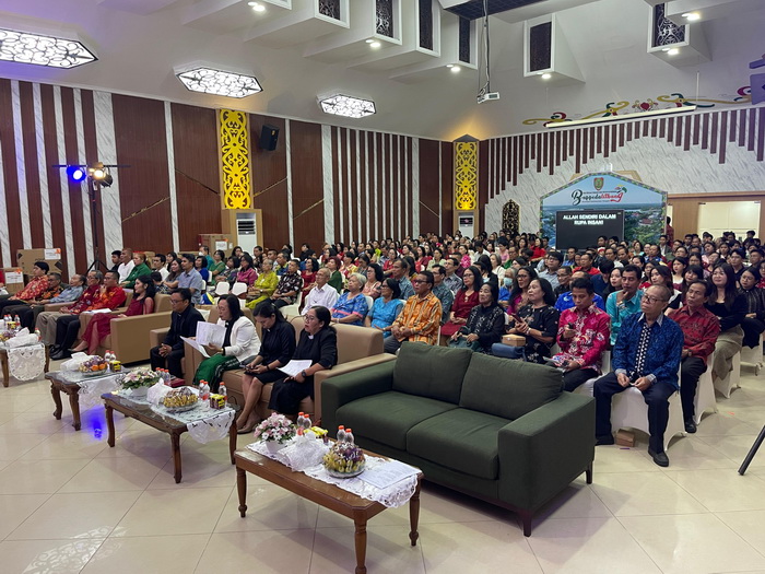 Bappedalitbang Gelar Ibadah Natal Keluarga Besar Bappedalitbang Prov. Kalteng Tahun 2024