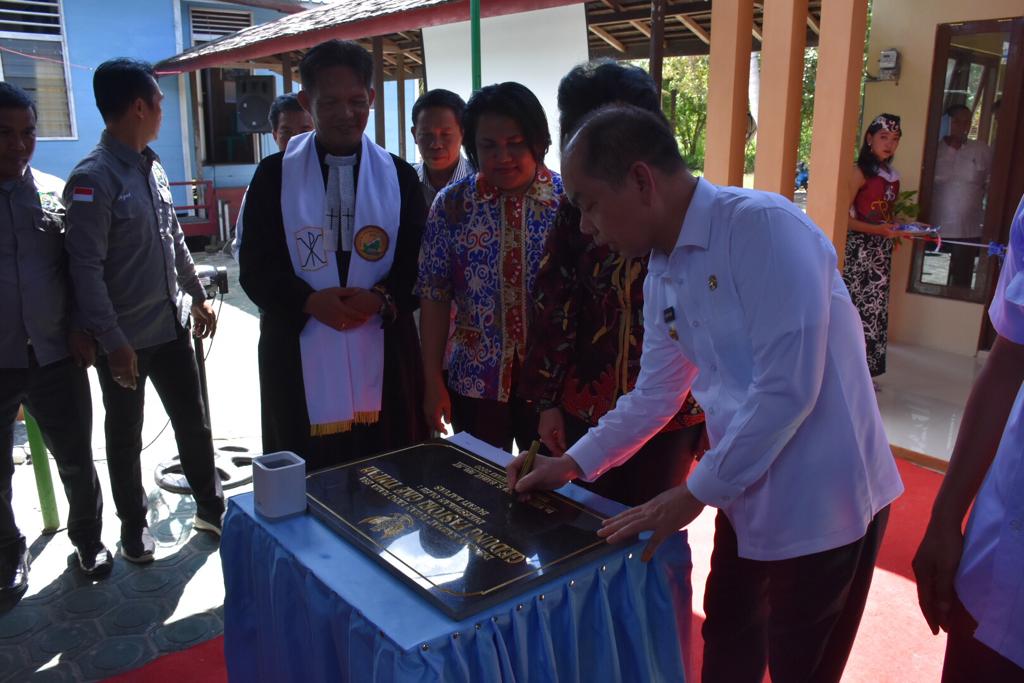 Ben Resmikan Gedung Pastori Timpah