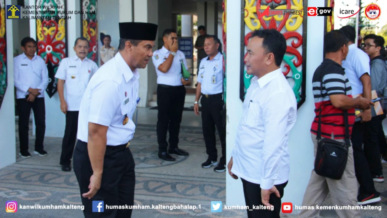 Kakanwil Kemenkumham Kalteng Hadiri Pertemuan Dengan Tim Aju Kerajaan Belanda dan Duta Besar Belanda 