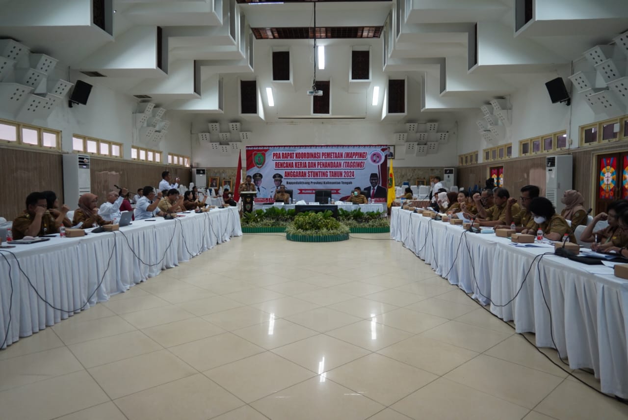 Asisten Adum Sri Suwanto Buka Pra Rakor Mapping Rencana Kerja dan Tagging Anggaran Stunting Tahun 2024