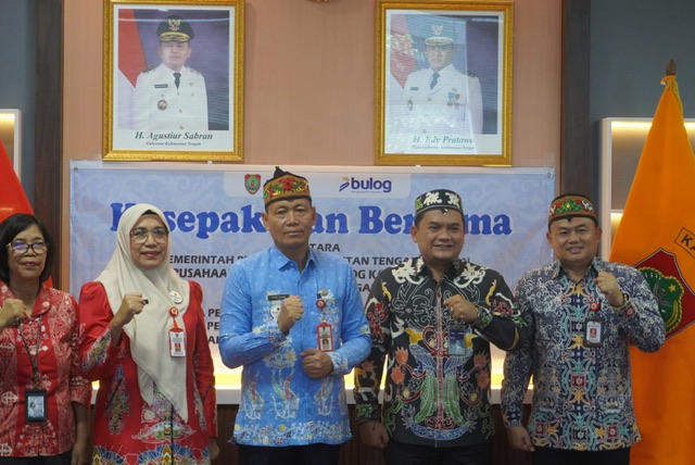 Pemprov Kalteng Gandeng BULOG, Perkuat Kendali Inflasi dan Jamin Ketersediaan Pangan 2026