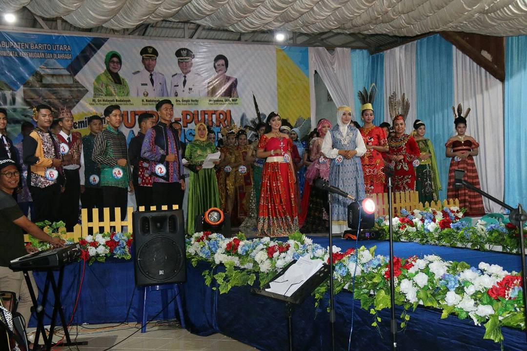 MALAM PUNCAK GRAND FINAL PEMILIHAN PUTERA PUTERI PARIWISATA TINGKAT KABUPATEN BARITO UTARA