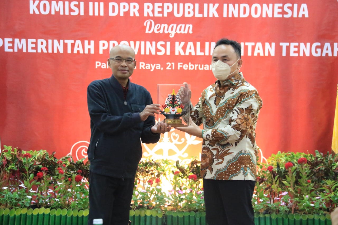 Gubernur H. Sugianto Sabran : Peran Strategis Komisi III DPR RI Dapat Mendorong Akselerasi Pembangunan Kesejahteraan Masyarakat Kalteng