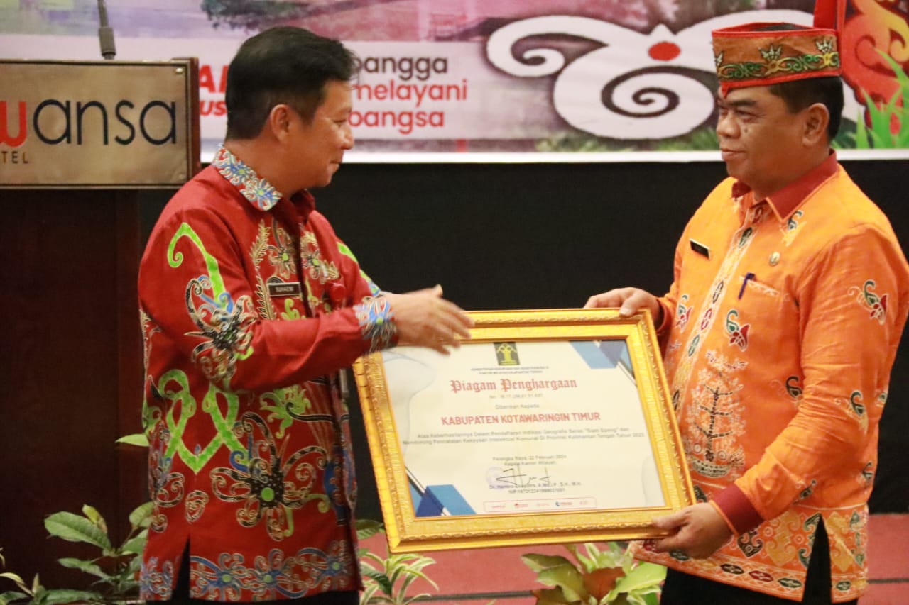 Wakili Gubernur Kalteng, Sahli Suhaemi Buka Kegiatan Promosi dan Diseminasi Indikasi Geografis