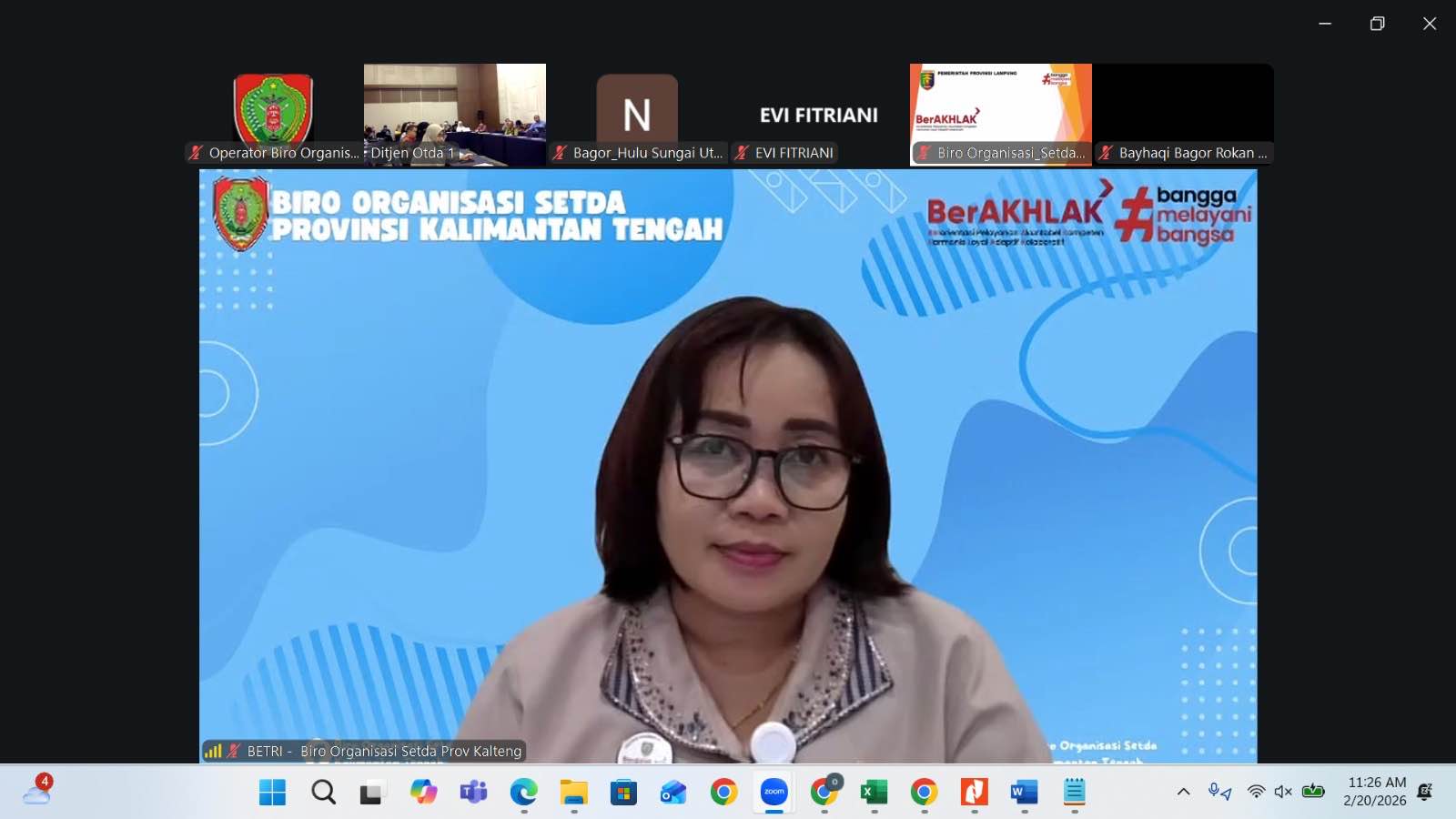 Tingkatkan Penataan Kelembagaan Pemerintah Daerah di Indonesia, Plt. Kepala Biro Organisasi menjadi Narasumber dalam FGD FKKPD Ditjen Otonomi Daerah Kemendagri terkait Verifikasi Hasil Penilaian Indeks Kelembagaan Pemerintah Daerah 