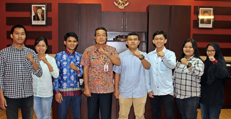 GMNI Palangka Raya Temui  Seniornya di Dewan
