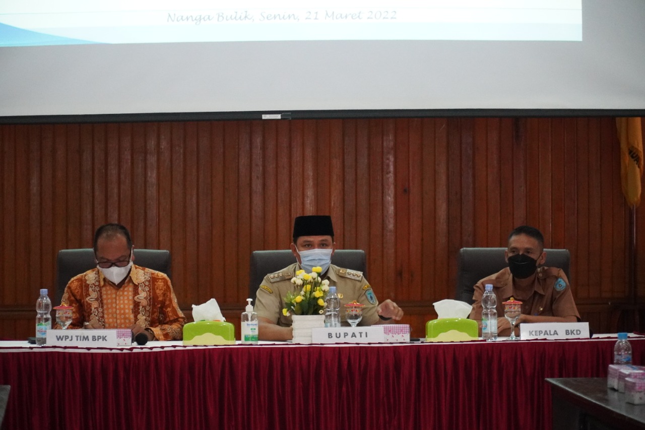 Bupati Lamandau Hadiri Entry Meeting Bersama BPK Perwakilan Provinsi Kalimantan 