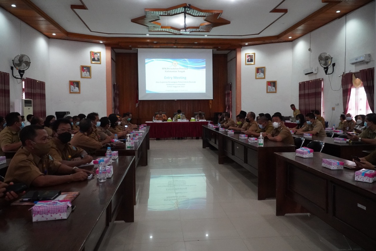 Bupati Lamandau Hadiri Entry Meeting Bersama BPK Perwakilan Provinsi Kalimantan 