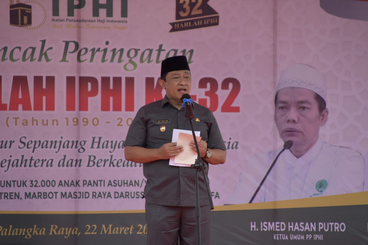Harlah IPHI ke-32, Wagub Kalteng Edy Pratowo Harapkan IPHI Jadi Pelopor Pembangunan