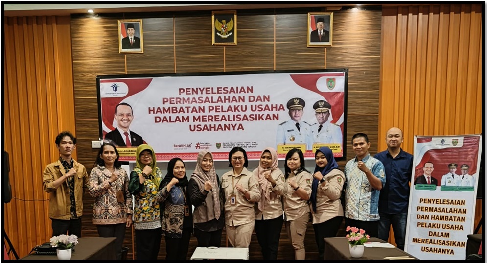 Ciptakan Iklim Investasi yang Nyaman, DPMPTSP Prov. Kalteng Berikan Layanan Fasilitasi Penyelesaian Masalah Untuk Pelaku Usaha