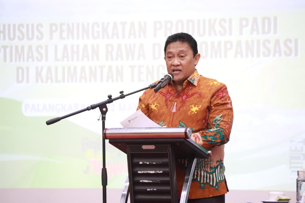 Optimalisasi Lahan dan Pompanisasi Diharapkan Dapat Tingkatkan Kesejahteraan Petani Kalteng 