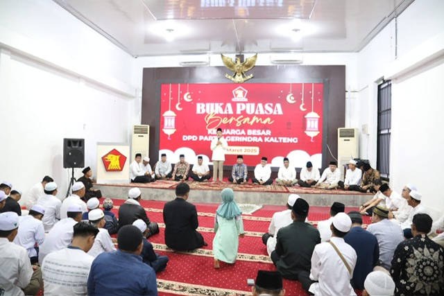 Hadiri Buka Puasa Bersama, Gubernur Agustiar Sabran Ajak DPD Partai Gerindra Provinsi Kalteng Ciptakan Kesejahteraan Masyarakat 
