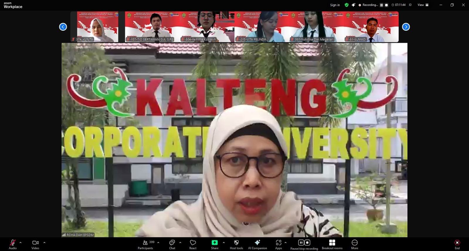 Orientasi PPPK Angkatan VI di Lingkungan Pemprov Kalteng Resmi Ditutup, Kepala BPSDM Tekankan Profesionalisme dan Dedikasi
