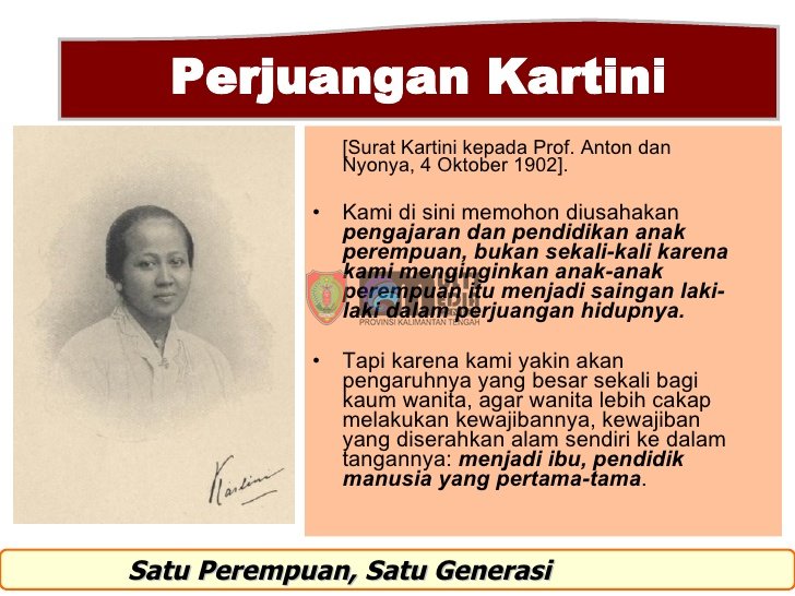 Teranglah Perjuangan Kartini