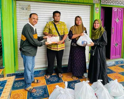 Mudik Lebaran, Sekda Nuryakin Tinjau Lokasi Kebakaran di Mangkahui, Kab. Murung Raya