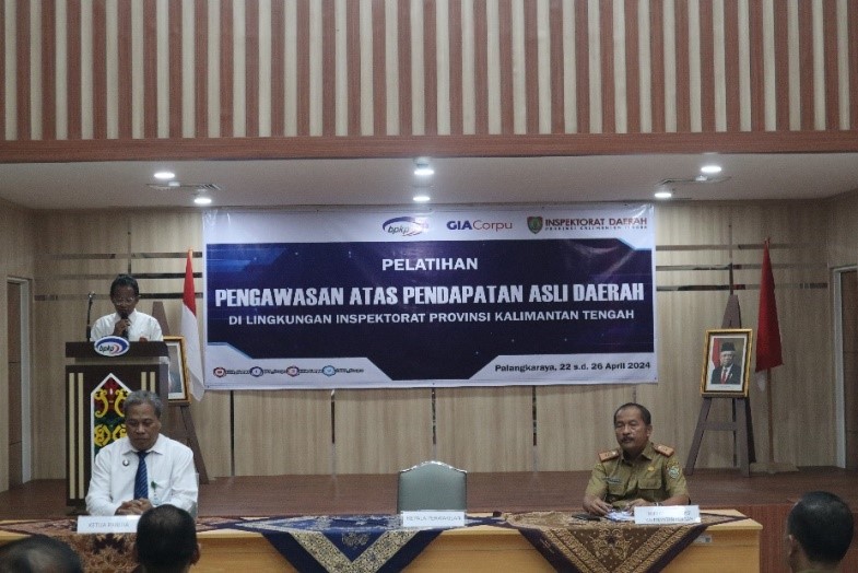 Inspektorat Provinsi Kalimantan Tengah Gelar Pelatihan Pengawasan Pendapatan Asli Daerah 