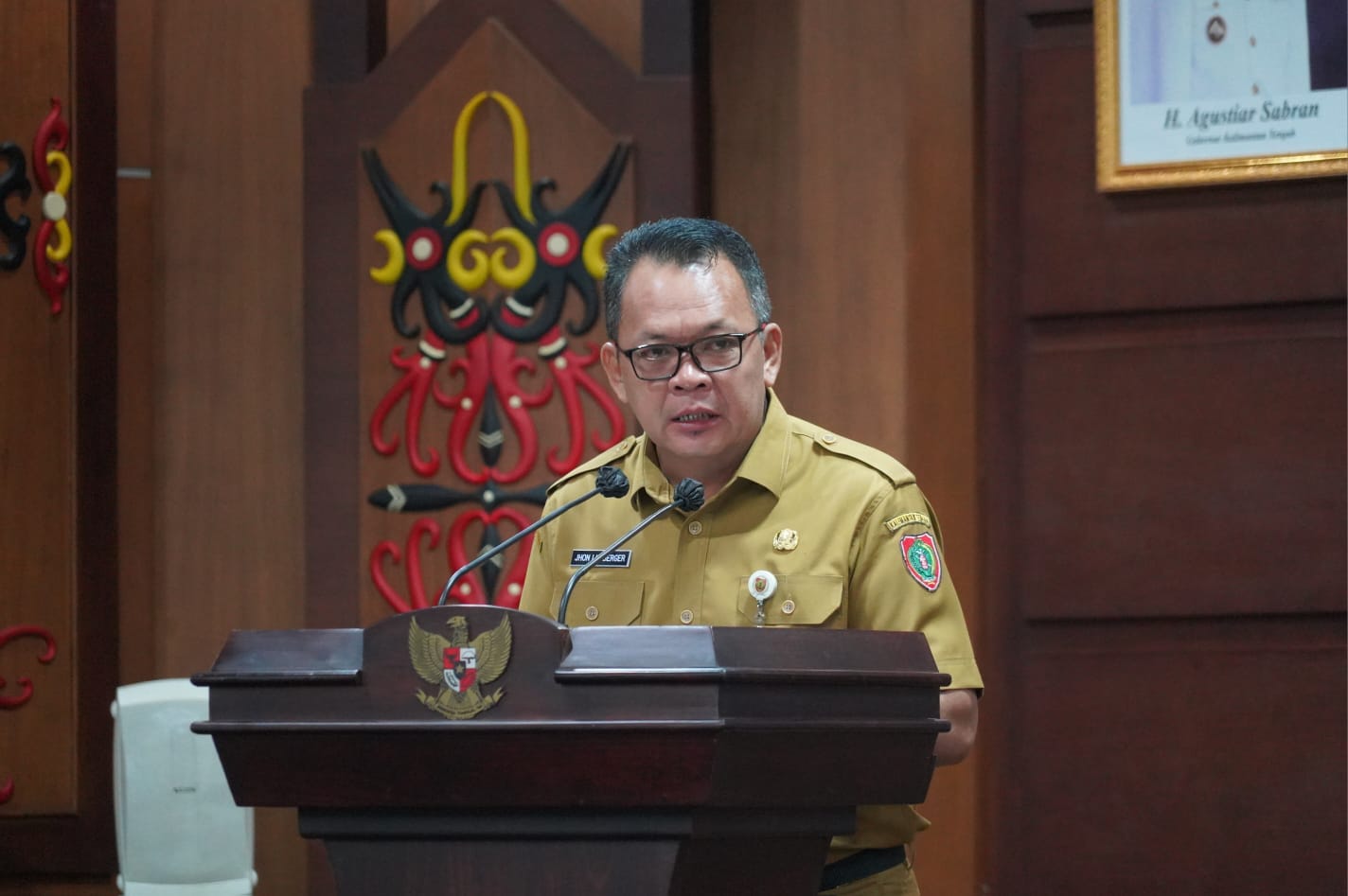 Plt Sekda Kalteng Buka Asistensi Teknis Pembuatan Peta dan Penyusunan Rancangan Peraturan Bupati/Wali Kota tentang Batas Kecamatan