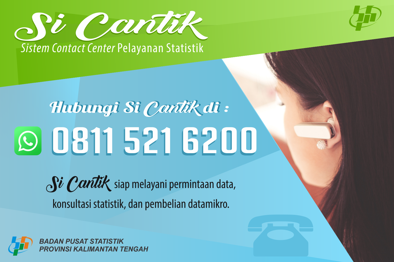 Si Cantik, Contact Center Pelayanan Statistik