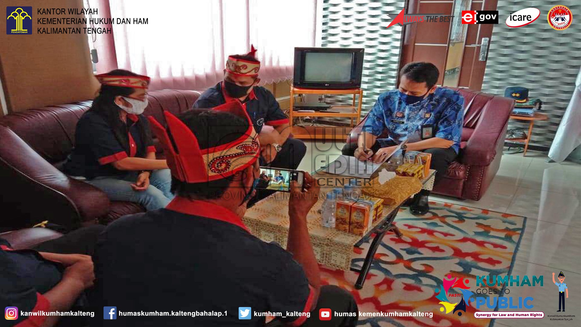 Lapas Muara Teweh Kedatangan Dewan Adat Dayak (DAD) Kabupaten Murung Raya, Ada Apa ???