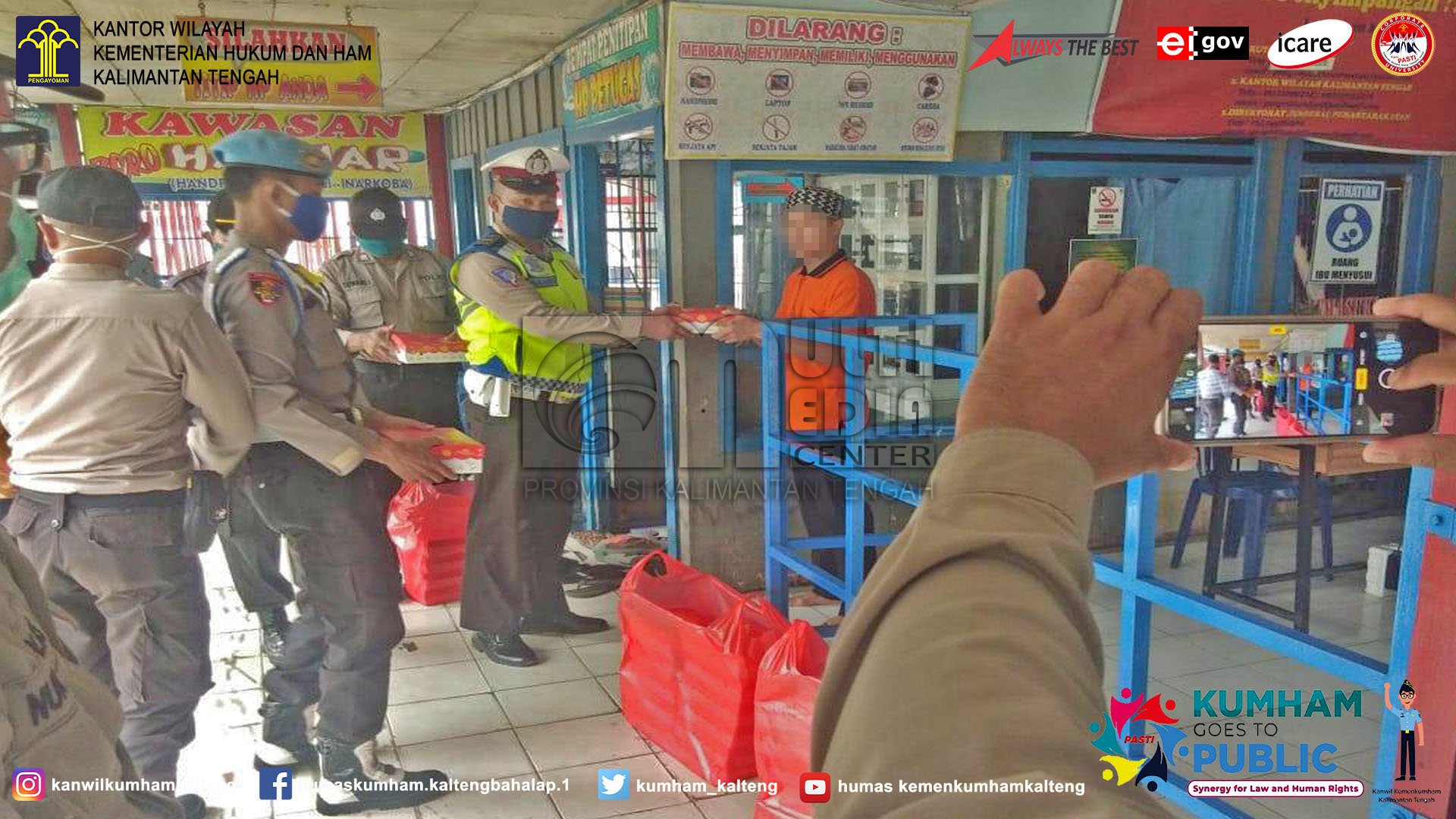 WBP Rutan Buntok Terima Takjil Gratis 