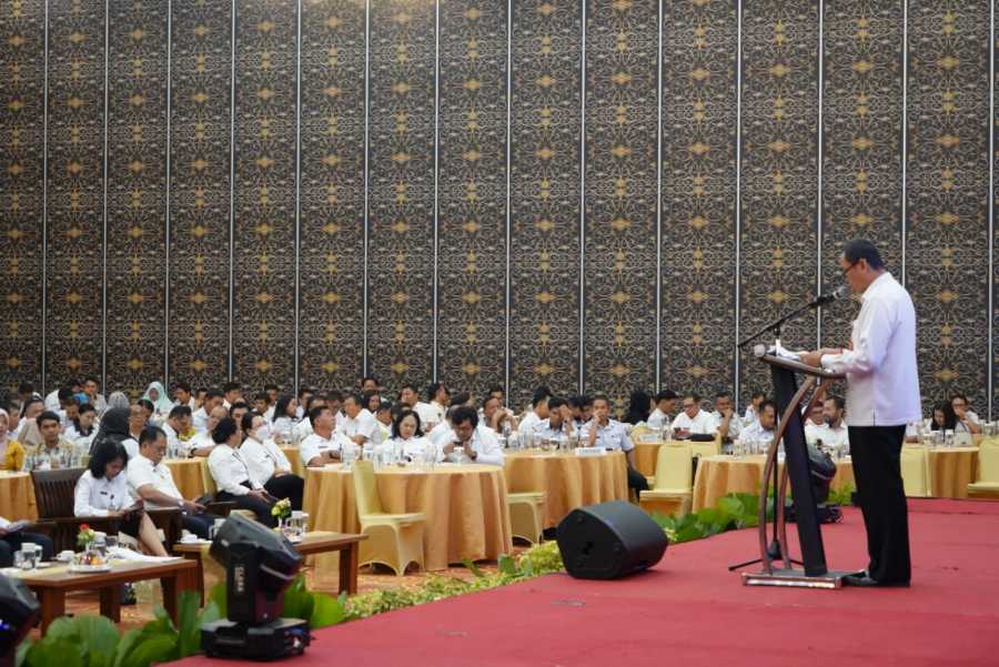Sahli Gubernur Yuas Elko Buka Kegiatan Pelaksanaan Paska Musrenbang RPJPD Provinsi Kalteng Tahun 2025-2045 dan Paska Musrenbang RKPD Provinsi Kalteng Tahun 2025