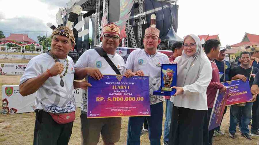 Ajang Lomba Manyipet, Senjata Tradisional Suku Dayak yang masih Dipertahankan di FBIM 2024