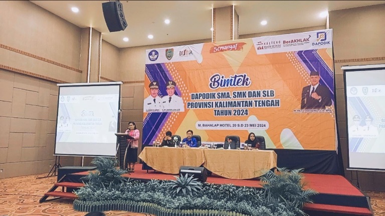 Bimtek Dapodik SMA, SMK, dan SLB Provinsi Kalimantan Tengah Tahun 2024 Resmi Dibuka