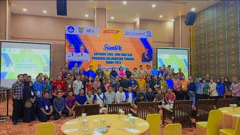 Bimtek Dapodik SMA, SMK, dan SLB Provinsi Kalimantan Tengah Tahun 2024 Resmi Dibuka