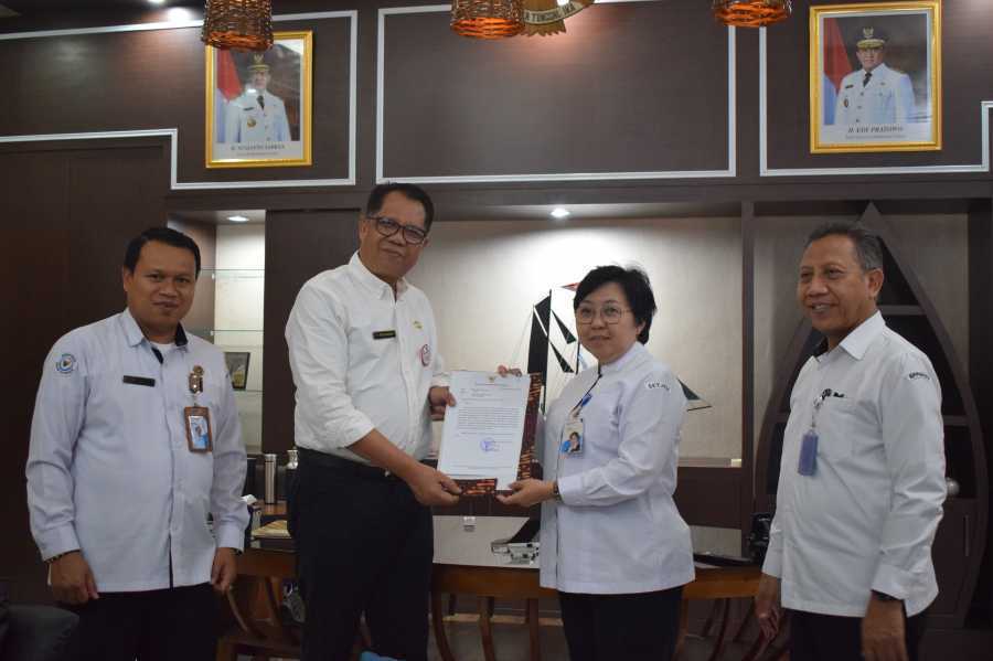 Dukung Pembentukan UPT. BPPMHKP di Kalteng, Kepala Dislutkan Terima Kunjungan BPPMHKP-KKP RI
