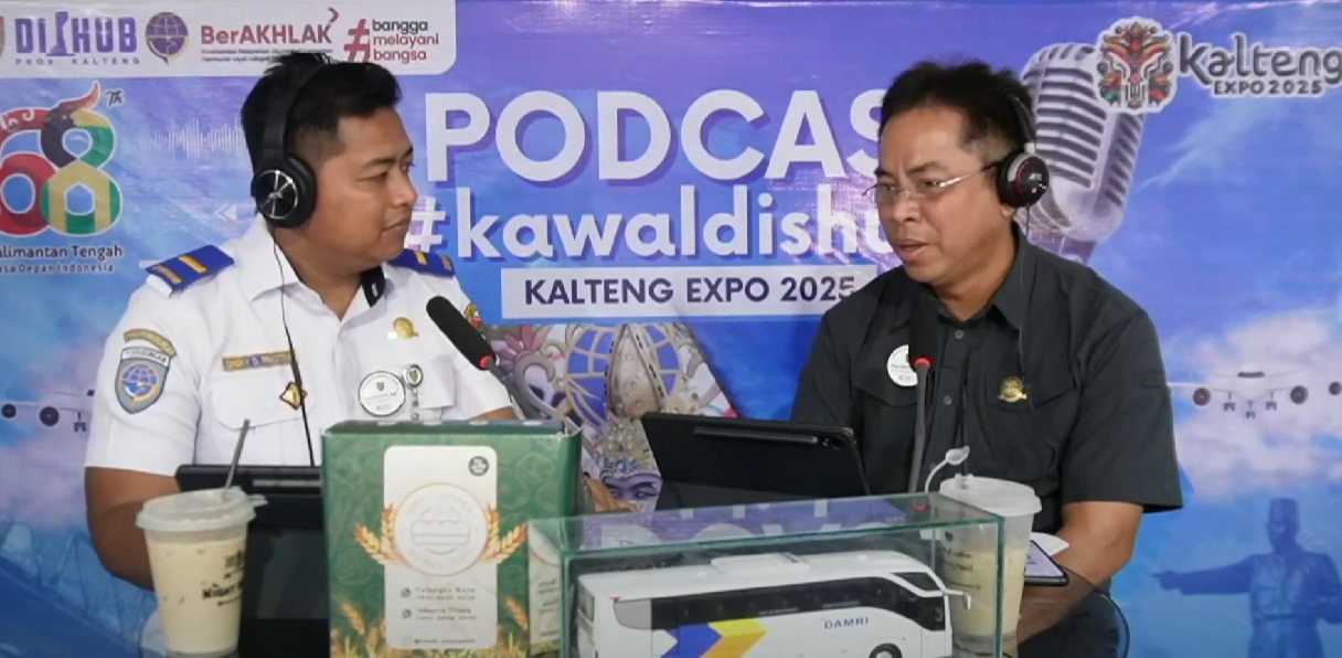 Dishub Prov. Kalteng Angkat Tema Capaian Program 100 Hari Kerja pada Podcast #KawalDishub