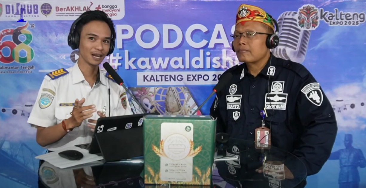Podcast #KawalDishub Bahas Kesiapan Transportasi Laut Dukung Ketahanan Pangan Nasional di Kalteng