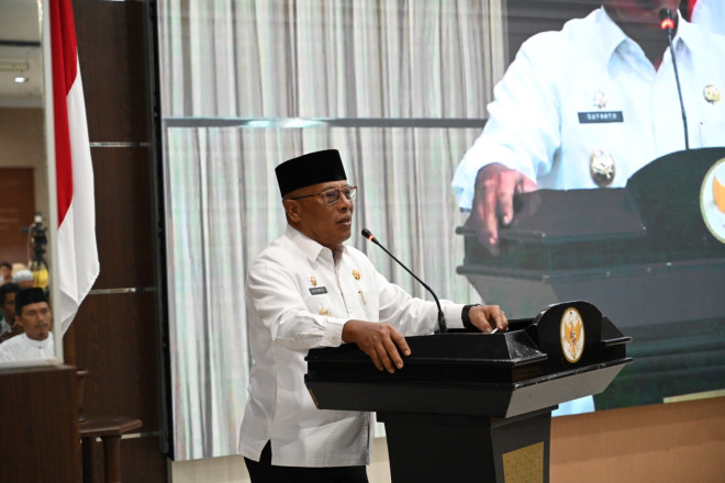Wabup Kobar Buka Pelatihan Pemotongan Hewan Kurban