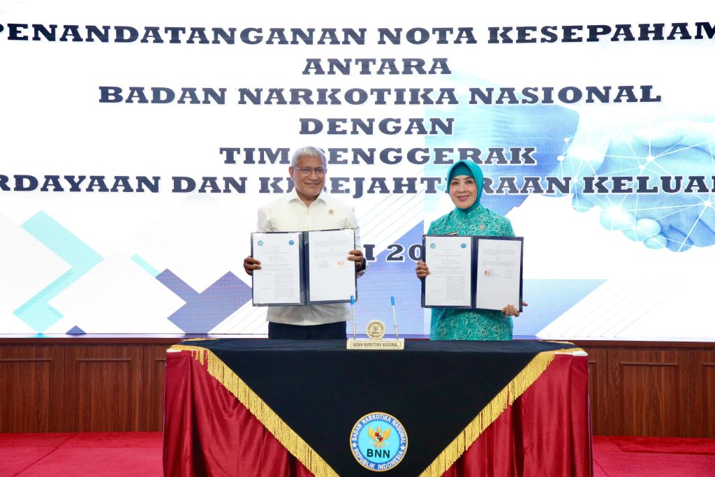 Cegah Penyebaran dan Penyalahgunaan Narkoba, TP PKK Pusat Jalin Kerja Sama dengan BNN