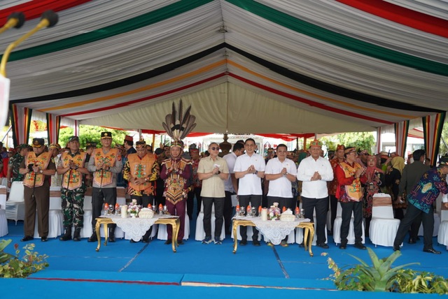 Pimpin Apel Bersama Camat, Lurah, Kepala Desa, Babinsa, Bhabinkamtibmas dan Damang, Gubernur Kalteng Dorong Sinergi Bangun Desa