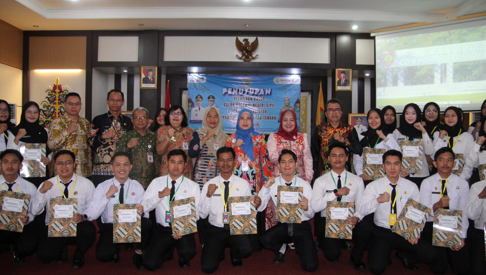 Latsar CPNS Kalteng 2026 Resmi Ditutup, ASN Diminta Berani Berinovasi dan Bertanggung Jawab