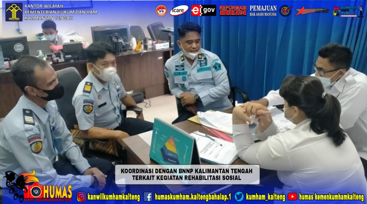 Sinergitas Lapas Narkotika Kasongan dengan BNNP Kalteng Terakit Rehabilitasi Sosial