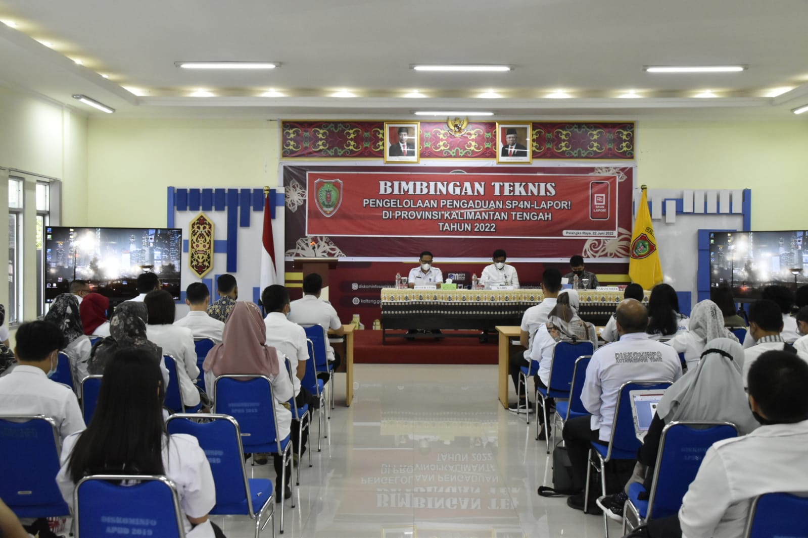 Diskominfosantik Prov. Kalteng Gelar Bimtek Pengelolaan Pengaduan SP4N-LAPOR!