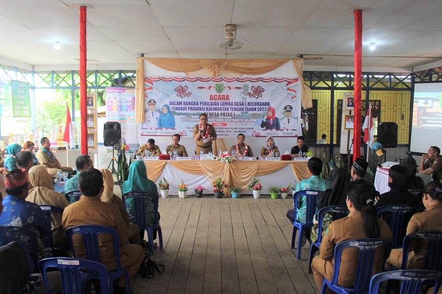 Desa Patas 1 Wakili Barsel Ikuti Lomba Desa Tingkat Provinsi Kalteng