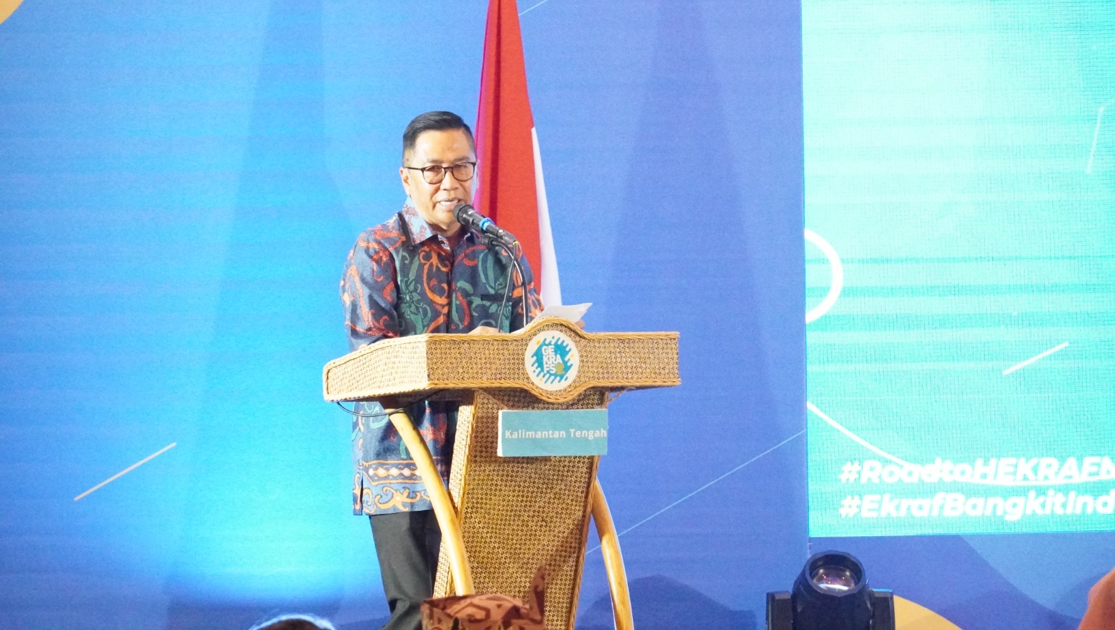 GEKRAFS DPW Kalteng Periode 2023-2026 Resmi Dilantik, Asisten Ekbang Harapkan Dapat Menampung Ide Kreatif